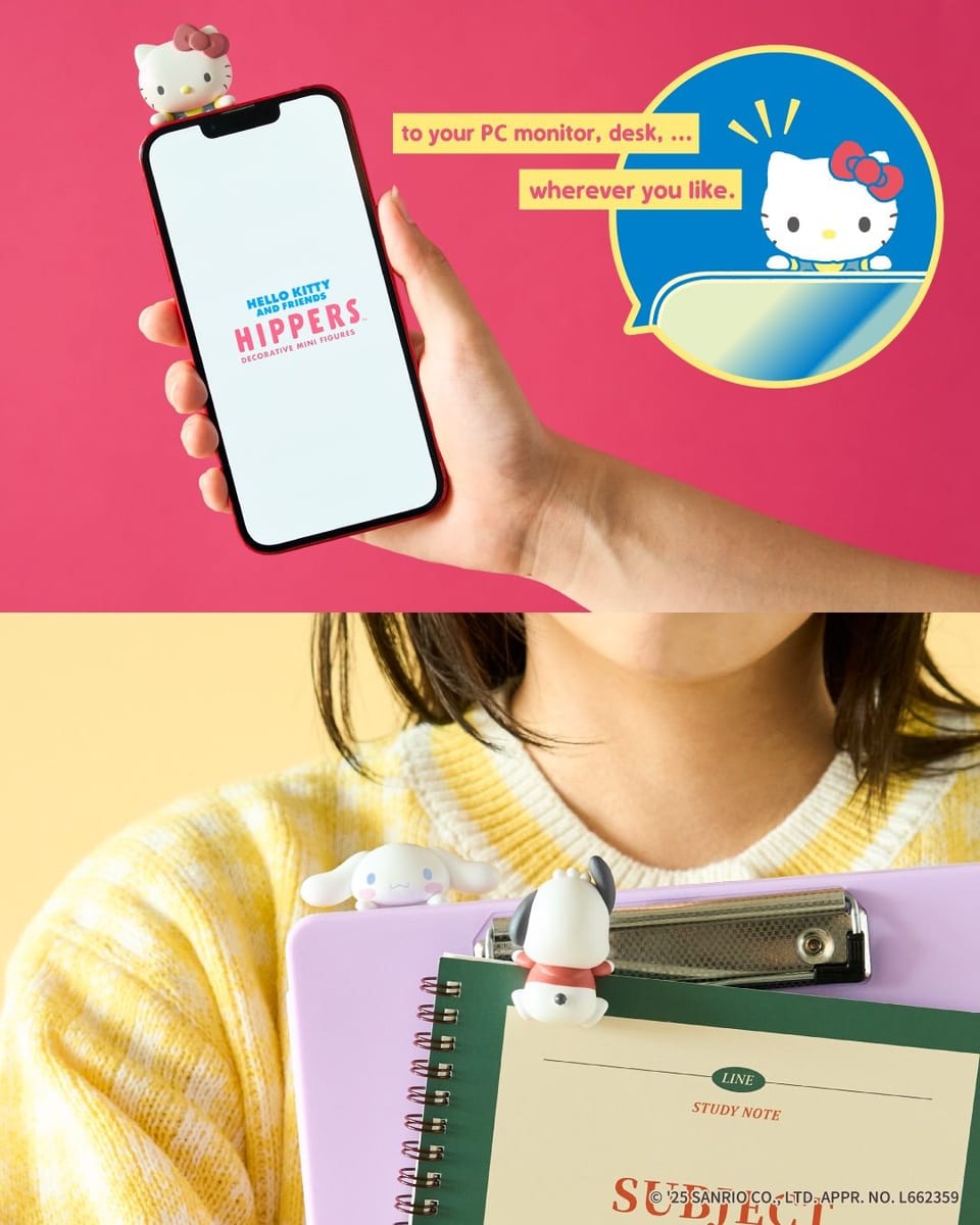 sanrio hello kitty and friends hippers put wherever